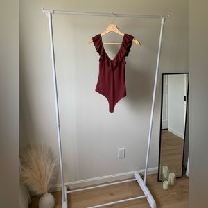 Aritzia - Danette ruffled bodysuit